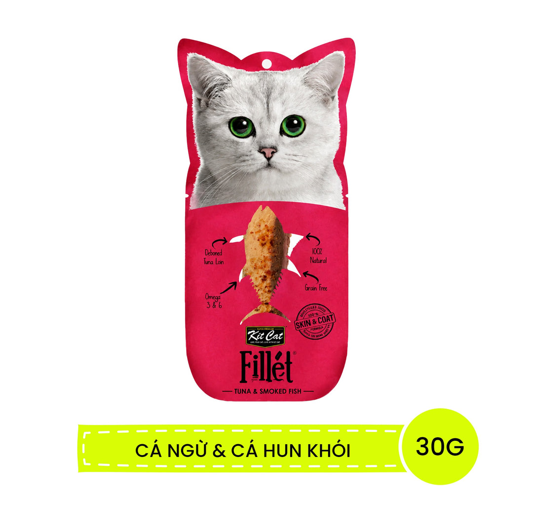 Fillet KitCat Cho Mèo Mọi Lứa Tuổi 30G