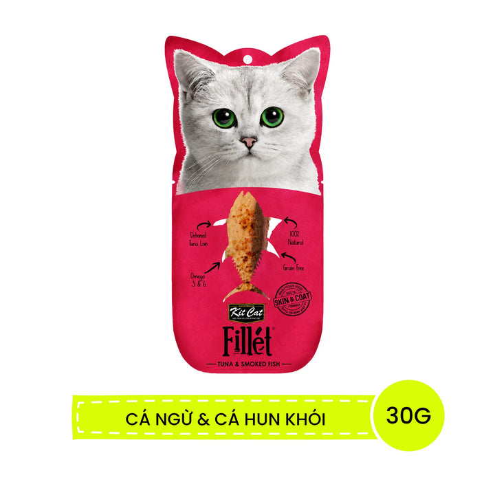 Fillet KitCat Cho Mèo Mọi Lứa Tuổi 30G