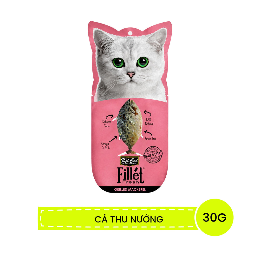 Fillet KitCat Cho Mèo Mọi Lứa Tuổi 30G