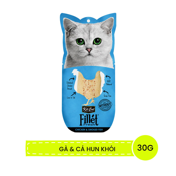 Fillet KitCat Cho Mèo Mọi Lứa Tuổi 30G