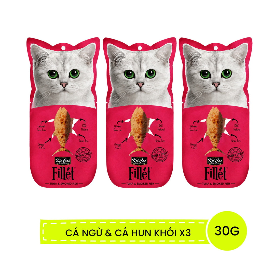Fillet KitCat Cho Mèo Mọi Lứa Tuổi 30G