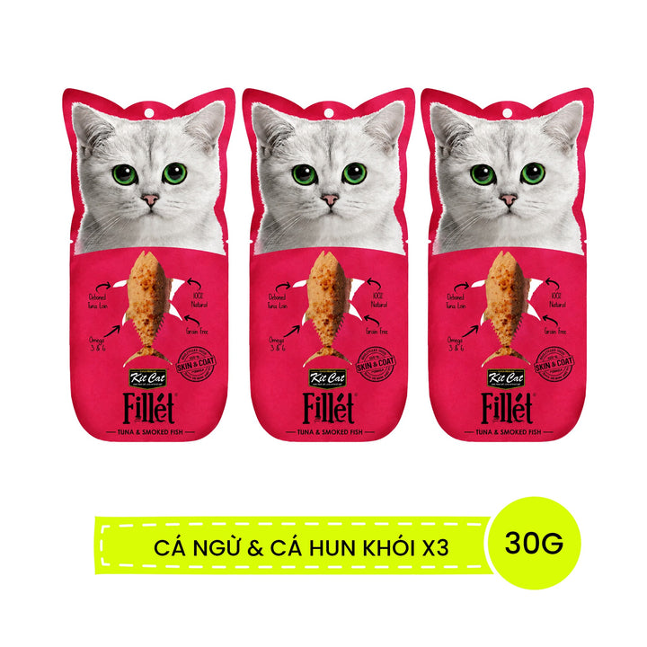 Fillet KitCat Cho Mèo Mọi Lứa Tuổi 30G