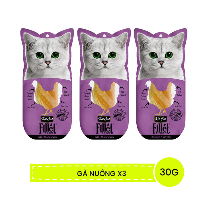 Fillet KitCat Cho Mèo Mọi Lứa Tuổi 30G