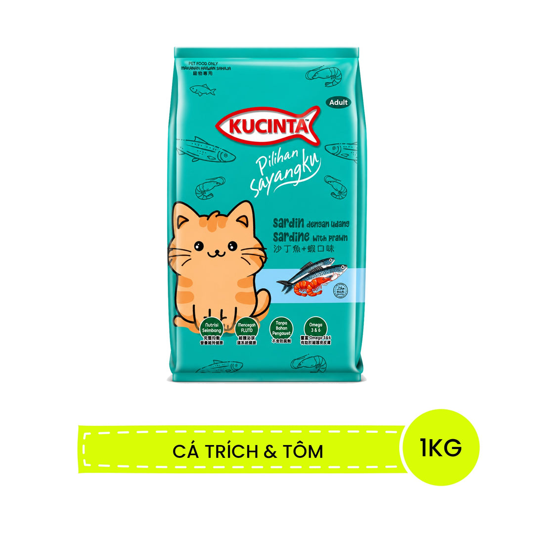 Hạt Kucinta Mèo Mọi Lứa Tuổi 1KG