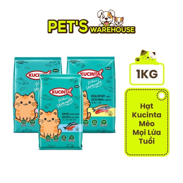 Hạt Kucinta Mèo Mọi Lứa Tuổi 1KG
