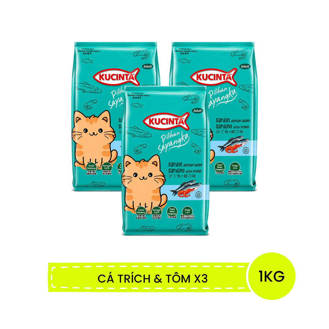 Hạt Kucinta Mèo Mọi Lứa Tuổi 1KG