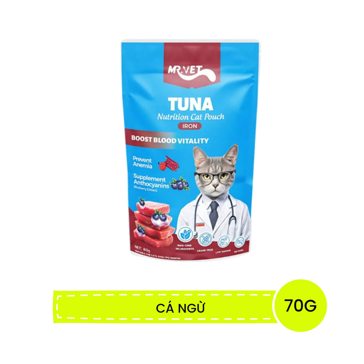 Pate Cho Mèo Mr.Vet 70G