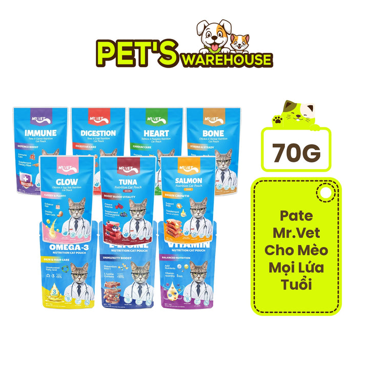 Pate Cho Mèo Mr.Vet 70G