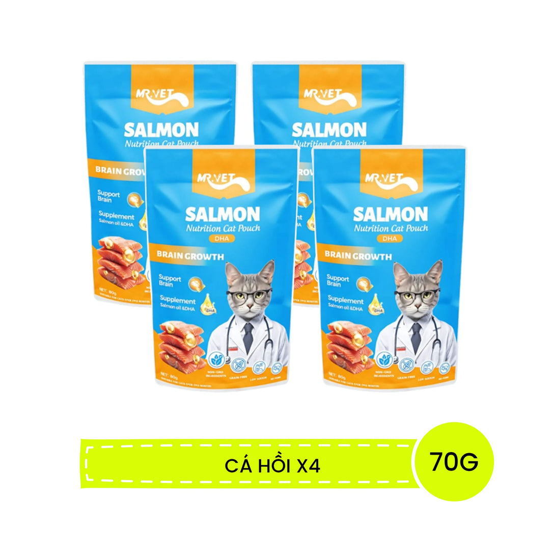 Pate Cho Mèo Mr.Vet 70G