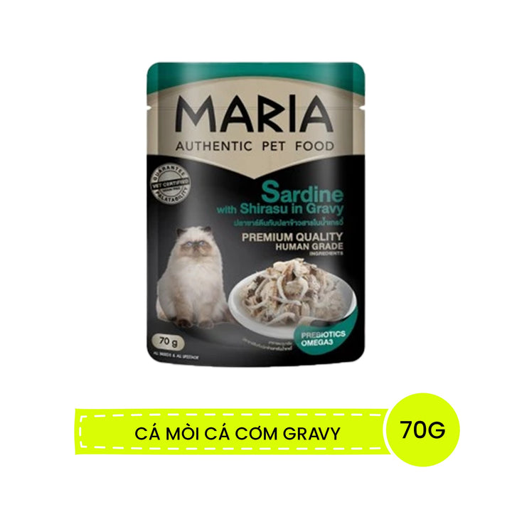 Pate Maria Mèo Con, Mèo Trưởng Thành Gói 70G