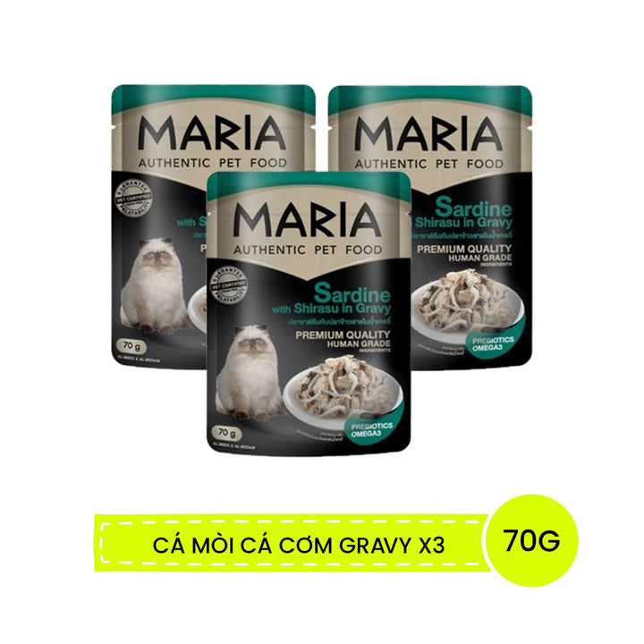 Pate Maria Mèo Con, Mèo Trưởng Thành Gói 70G
