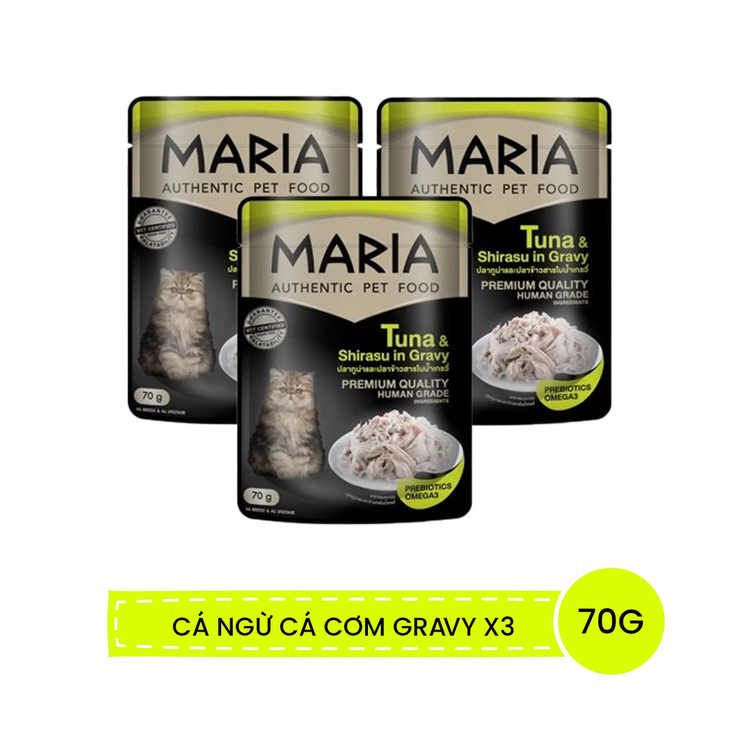 Pate Maria Mèo Con, Mèo Trưởng Thành Gói 70G