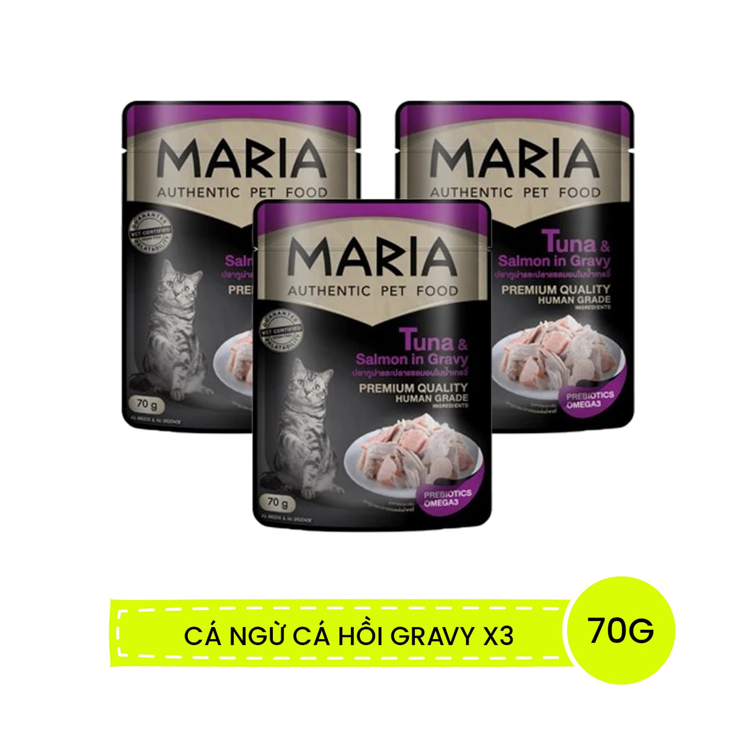 Pate Maria Mèo Con, Mèo Trưởng Thành Gói 70G