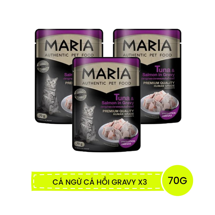 Pate Maria Mèo Con, Mèo Trưởng Thành Gói 70G