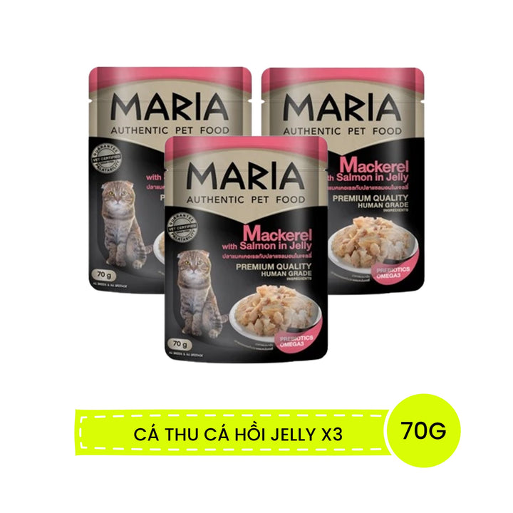 Pate Maria Mèo Con, Mèo Trưởng Thành Gói 70G