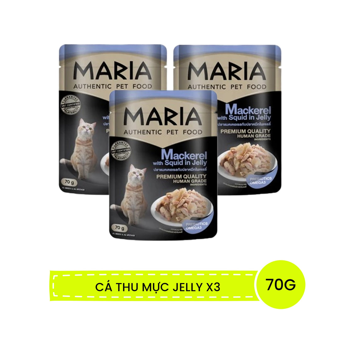 Pate Maria Mèo Con, Mèo Trưởng Thành Gói 70G