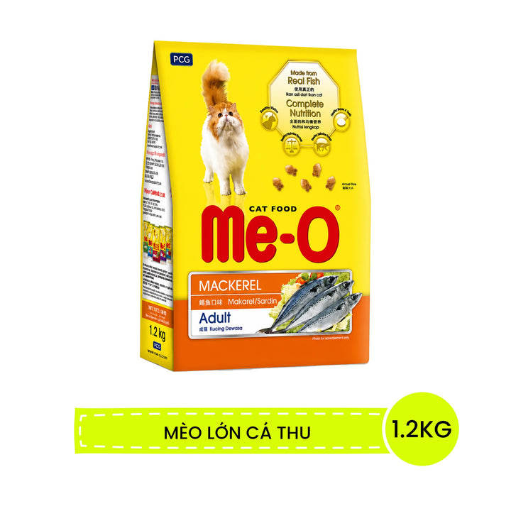 [1.1KG-1.2KG] Hạt Me-O Cho Mèo Con & Mèo Lớn