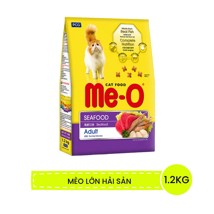 [1.1KG-1.2KG] Hạt Me-O Cho Mèo Con & Mèo Lớn