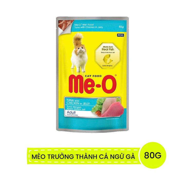 Pate Me-O Cho Mèo Con & Mèo Lớn 80G
