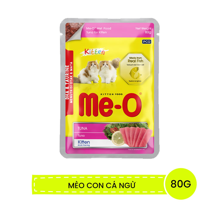Pate Me-O Cho Mèo Con & Mèo Lớn 80G