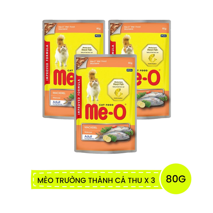 Pate Me-O Cho Mèo Con & Mèo Lớn 80G