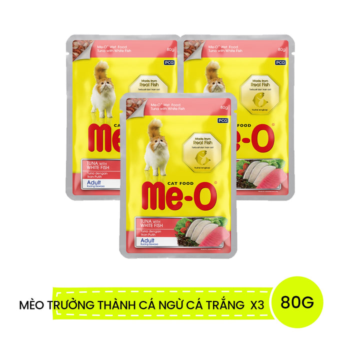 Pate Me-O Cho Mèo Con & Mèo Lớn 80G