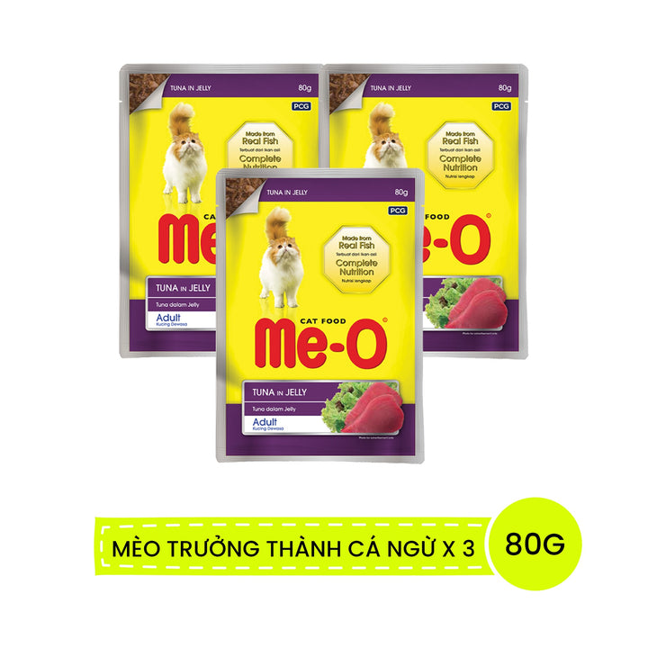 Pate Me-O Cho Mèo Con & Mèo Lớn 80G