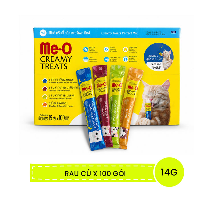 [Hộp 100 Tuýp] Súp Thưởng Me-o Mix Vị