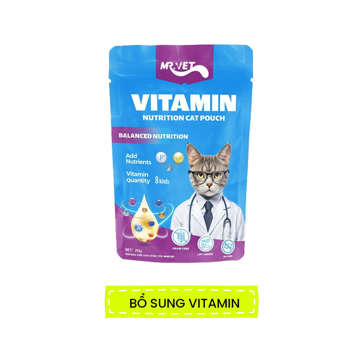 Pate Cho Mèo Mr.Vet 70G