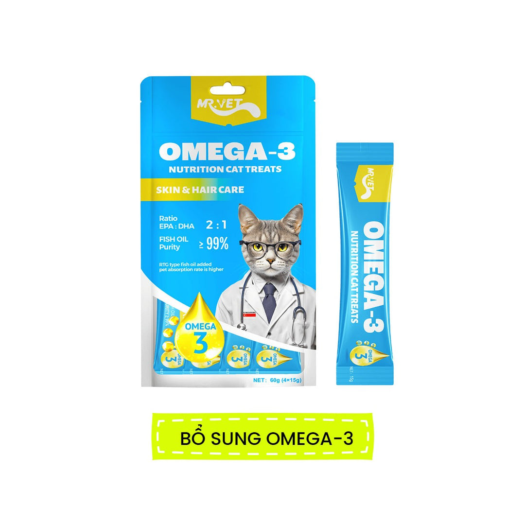 Súp Thưởng Cho Mèo Mr.Vet 60G