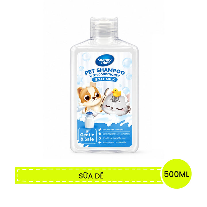 Sữa Tắm Xả Snappy Tom Cho Chó Mèo 500ML