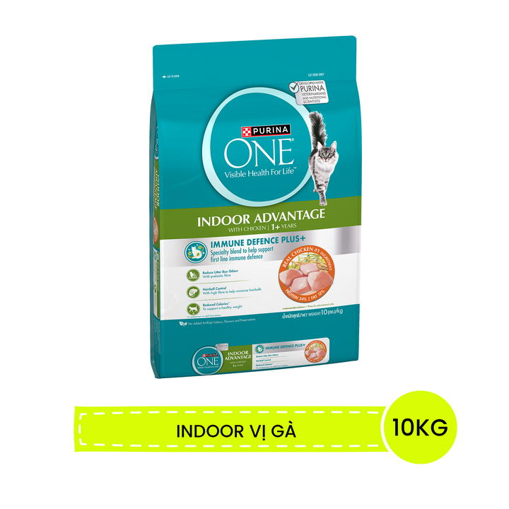 Hạt Purina One Cho Mèo Lớn & Mèo Nuôi Trong Nhà 10KG