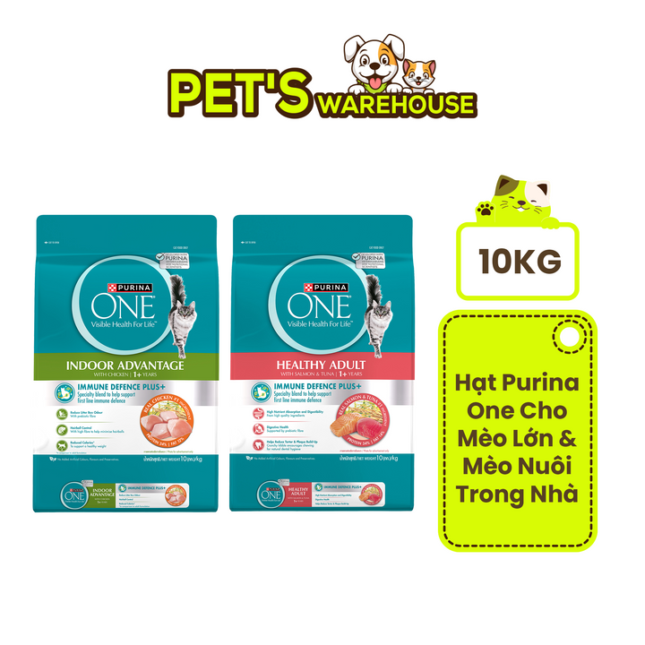 Hạt Purina One Cho Mèo Lớn & Mèo Nuôi Trong Nhà 10KG