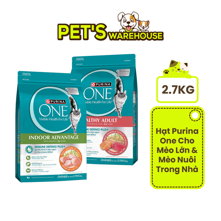 Hạt Purina One Cho Mèo Lớn & Mèo Nuôi Trong Nhà 2.7KG