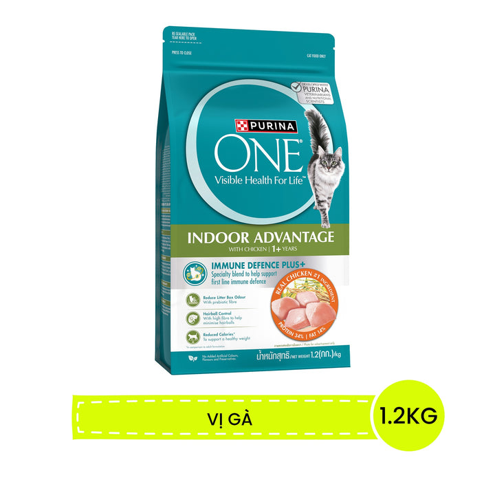 [380G-1.2KG] Hạt Purina One Indoor Cho Mèo Lớn