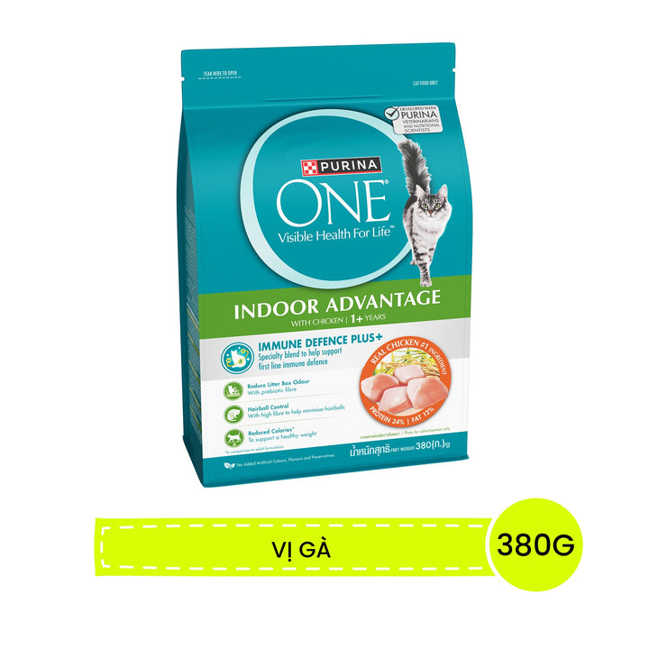 [380G-1.2KG] Hạt Purina One Indoor Cho Mèo Lớn