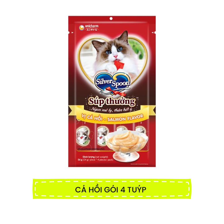 Súp Thưởng Mèo Silver Spoon Gói 4 Tuýp