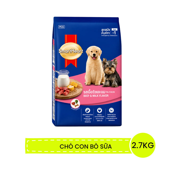 [2.7KG-3KG] Hạt SmartHeart Cho Chó Lớn