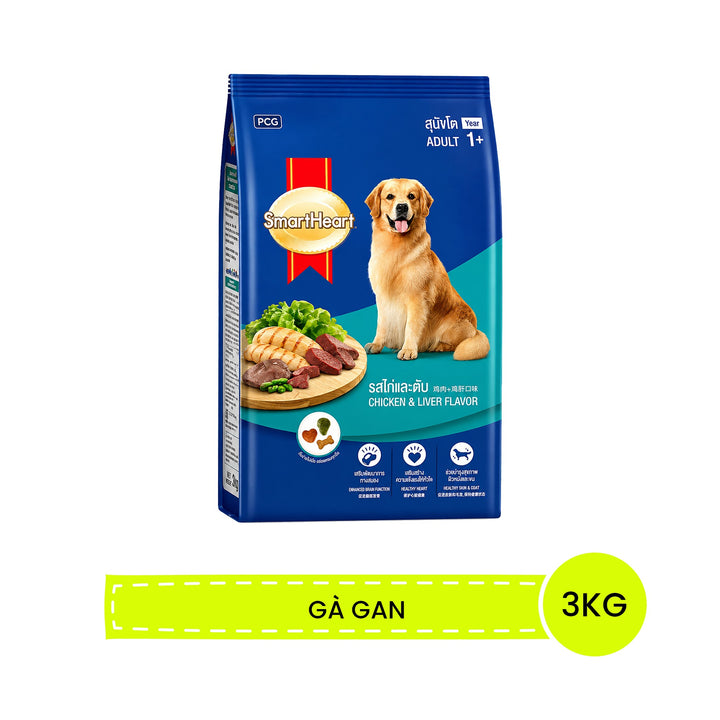 [2.7KG-3KG] Hạt SmartHeart Cho Chó Lớn