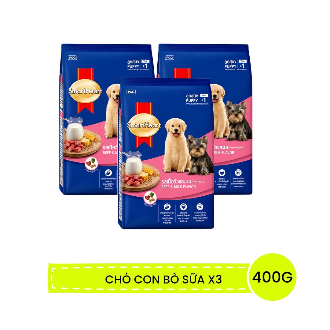 Hạt Smart Heart Chó Con  & Chó lớn, 400g