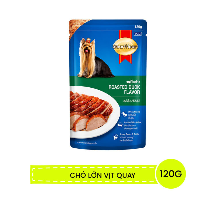 Pate SmartHeart Cho Chó Con & Chó Lớn Gói 120g, 130G