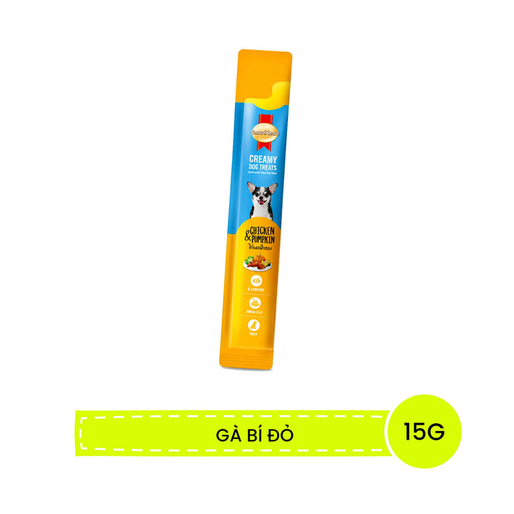 Súp Thưởng SmartHeart Creamy Cho Chó Tuýp 15g