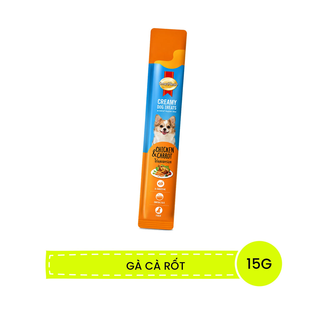 Súp Thưởng SmartHeart Creamy Cho Chó Tuýp 15g