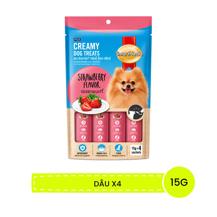 Súp Thưởng SmartHeart Creamy Cho Chó Tuýp 15g