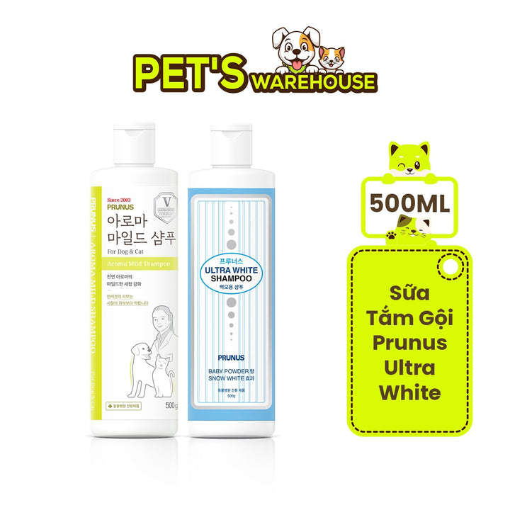 Sữa Tắm Prunus Aroma Chó Mèo 500ML