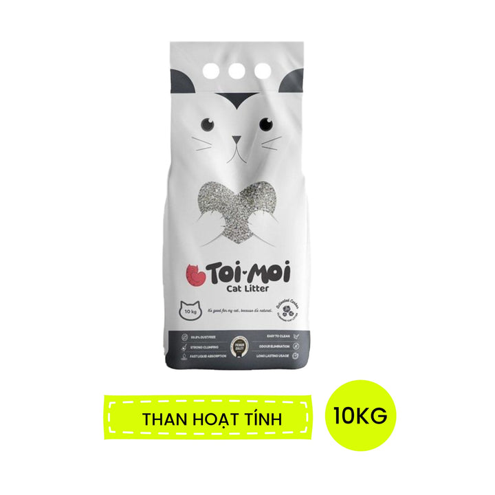 Cát Đất Sét Toi Moi Vệ Sinh Mèo 5KG – 10KG