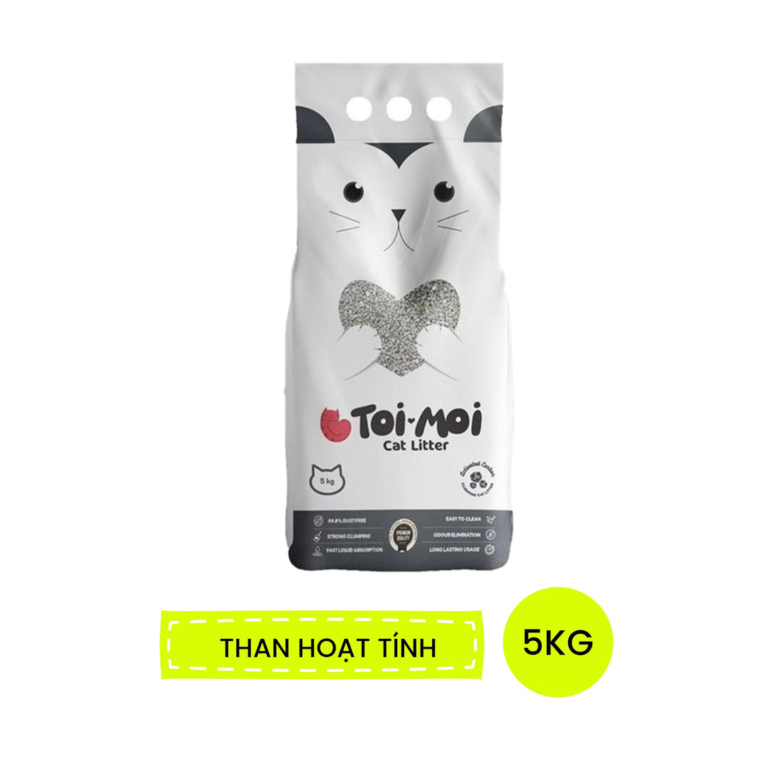 Cát Đất Sét Toi Moi Vệ Sinh Mèo 5KG – 10KG