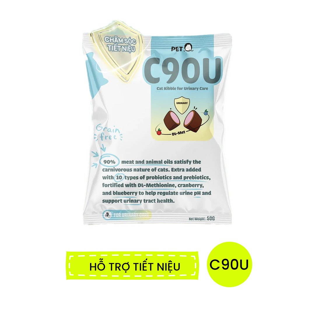 [1KG] Hạt Nhân Thịt Cho Mèo PetQ Churro Mèo Mọi Lứa Tuổi
