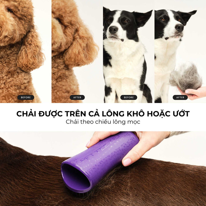 Lược gỡ rối lông Tangle Teezer cho chó - Pet Teezer
