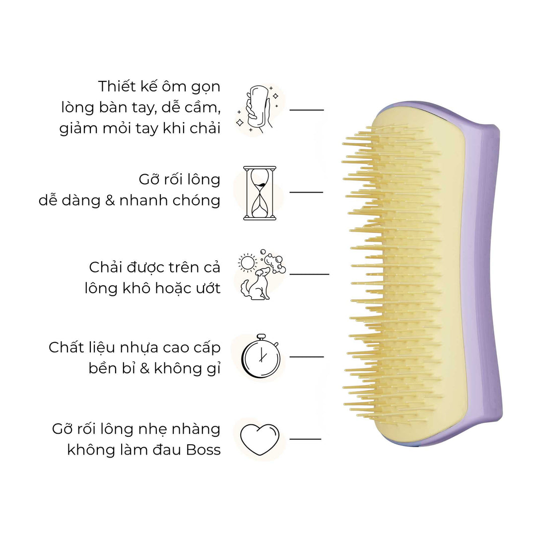 Lược gỡ rối Tangle Teezer cho chó Detangling, Gỡ rối nhanh gọn, nhẹ nhàng